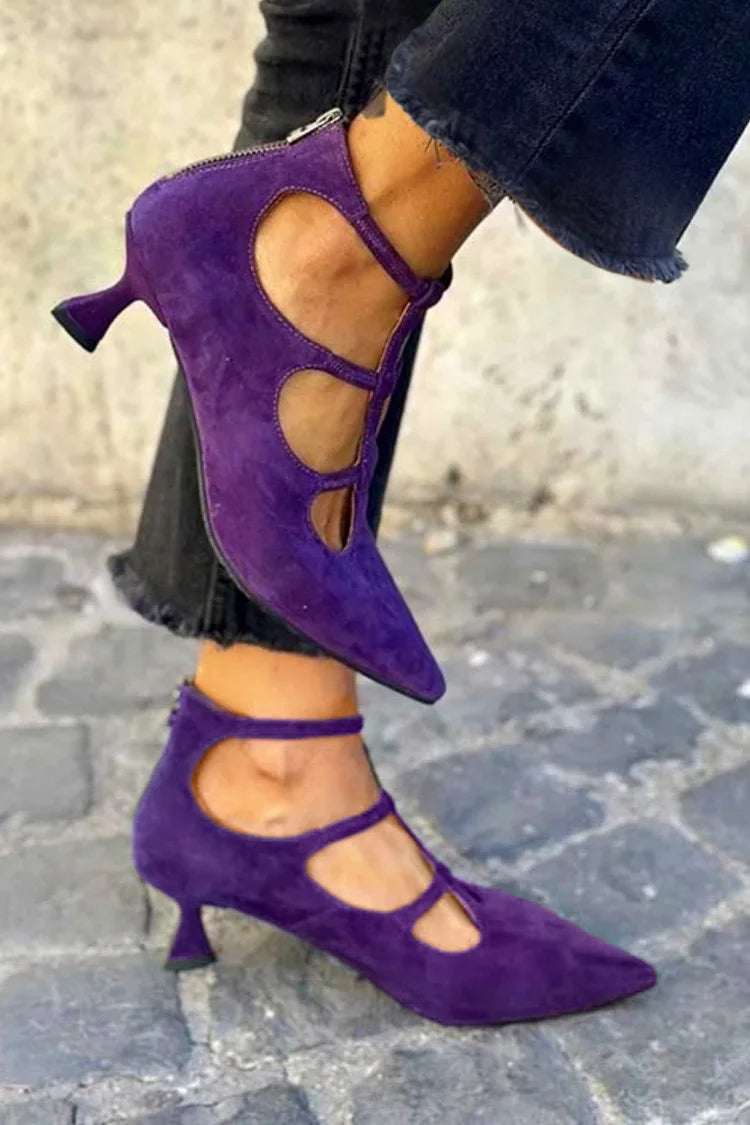 DECOLLETE VINTAGE CON MINI TACÓN
