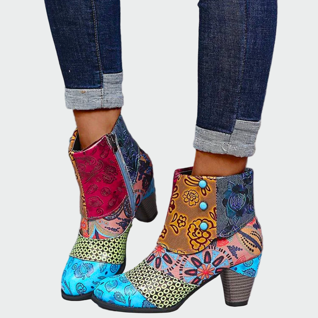 Adriana | Botas Ortopédicas Impermeables Con Estilo Boho