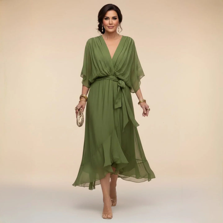 Monica™ | Vestido De Chiffon