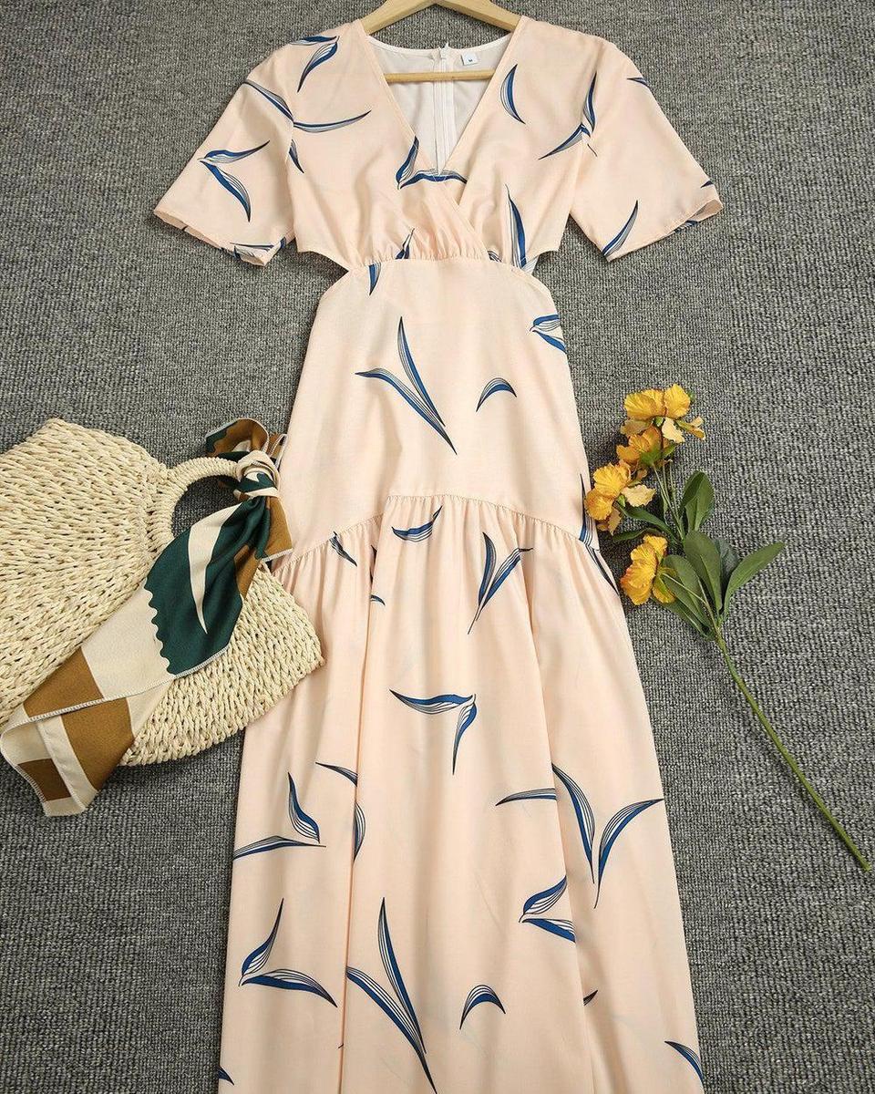 Vestido Maxi Cutout de Moda