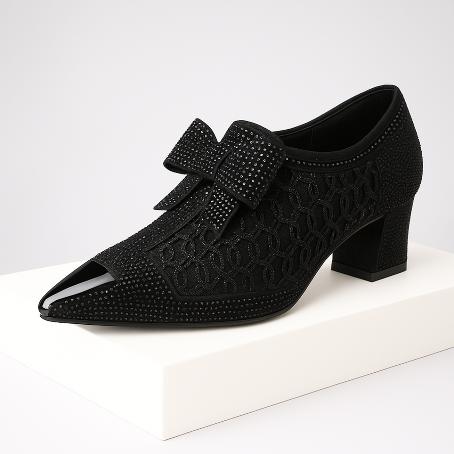 Zapatos de Tacón Vivienne con Lazo