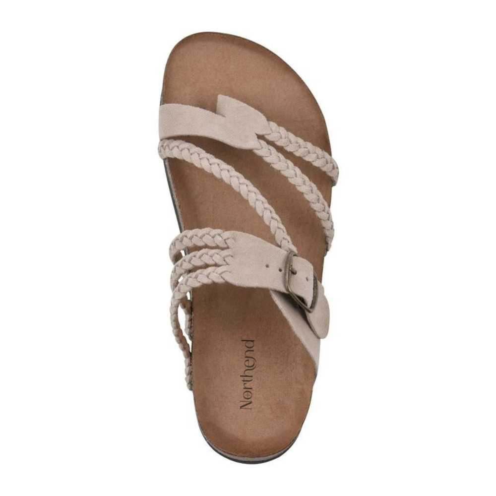Sandalias de corcho trenzado