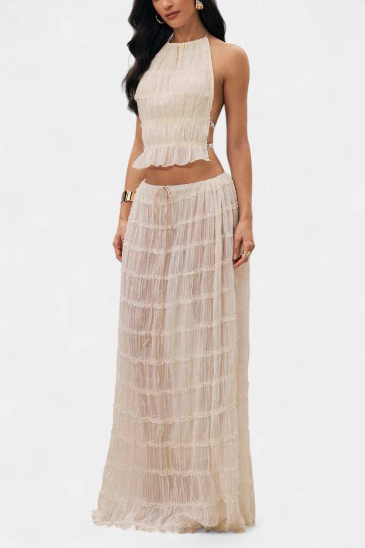 Eugenie | Conjunto Top Plisado