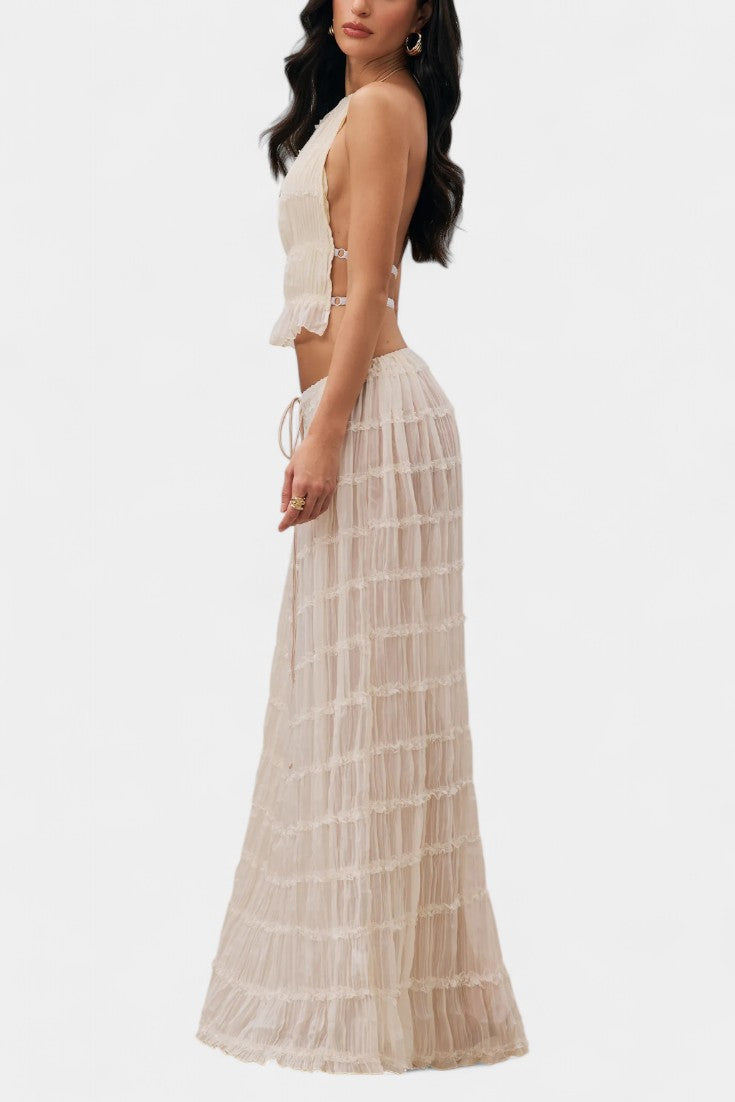 Eugenie | Conjunto Top Plisado