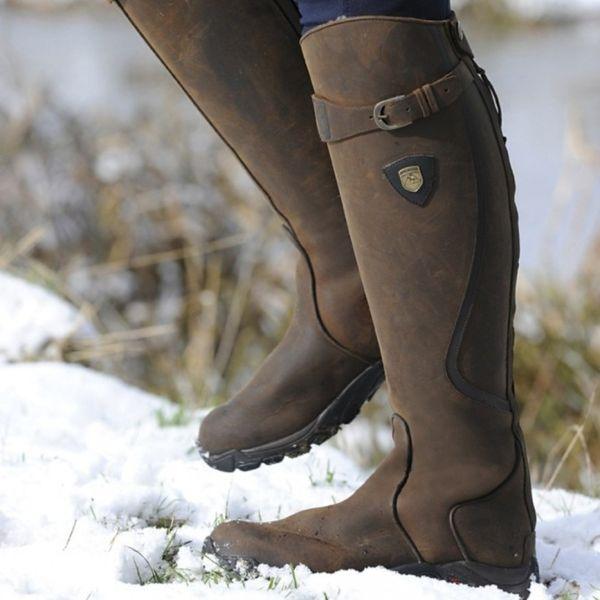 Amalia | Botas de equitación de cuero impermeable