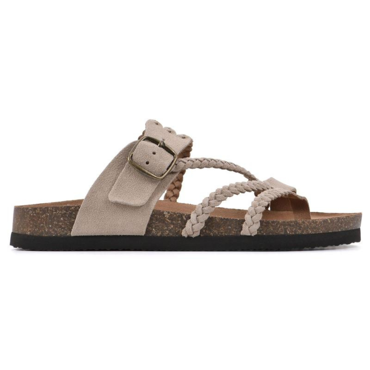 Sandalias de corcho trenzado