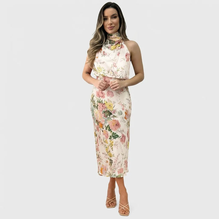 Lisa | Maxi Floral Halter