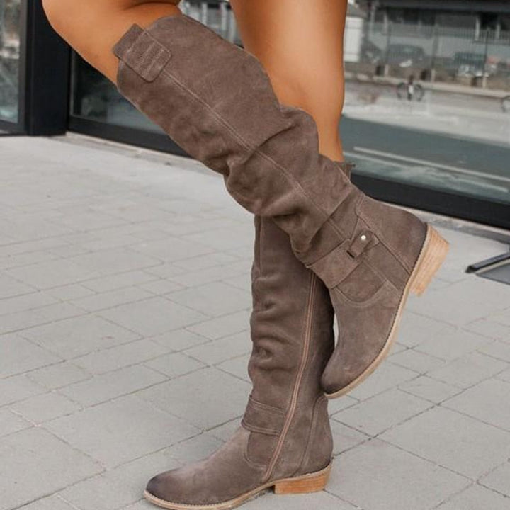 Lina | Botas de ante cómodas y cálidas para mujeres