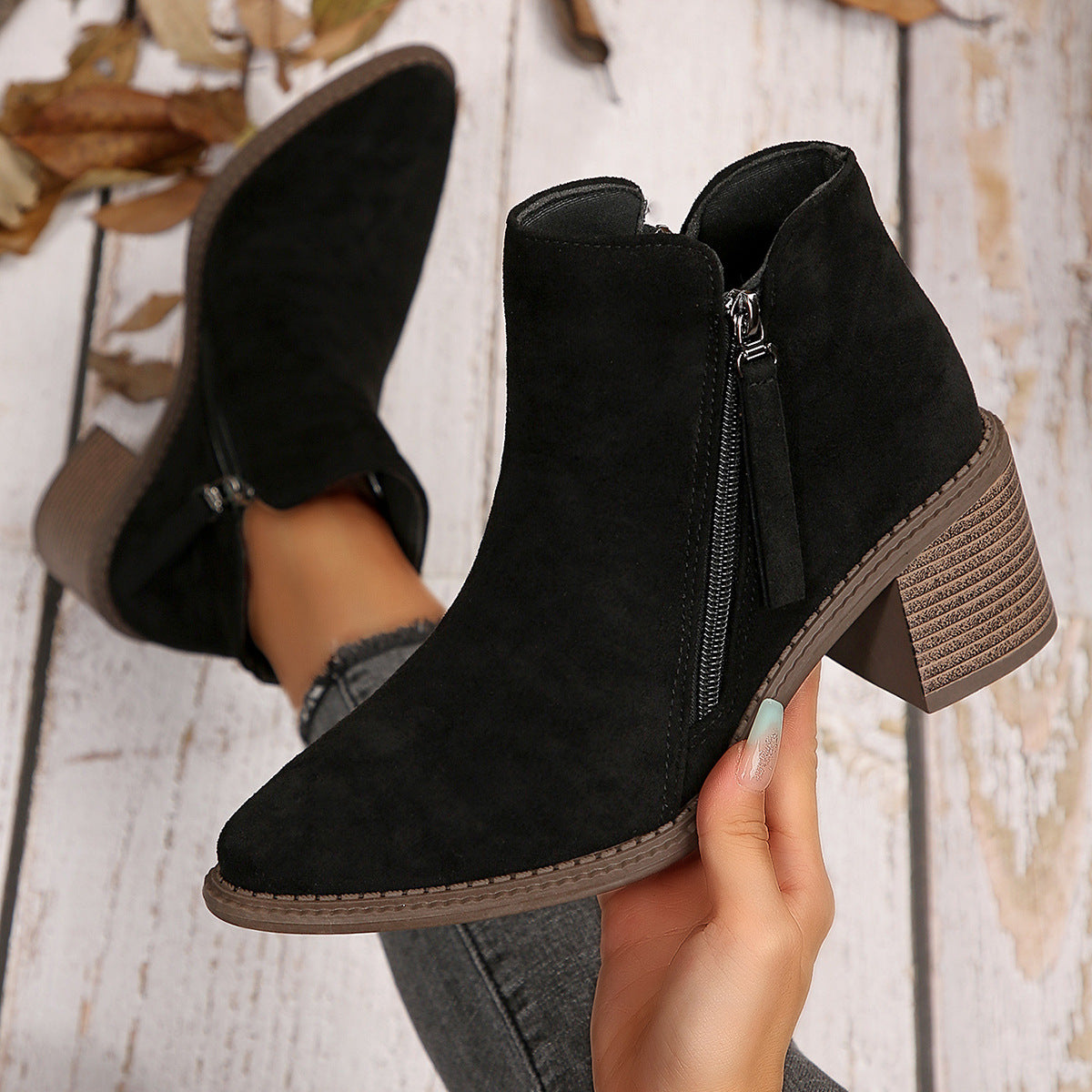 Alicia | Botines de ante