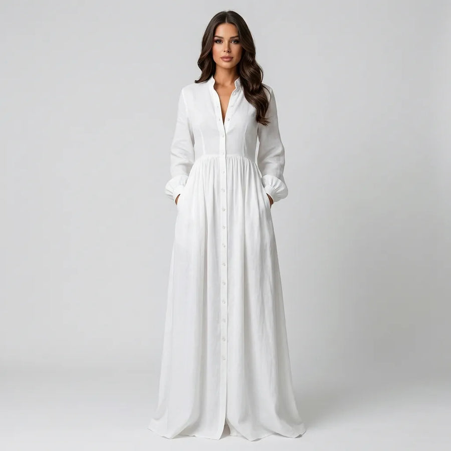 Elisa – Vestido Maxi Patchwork