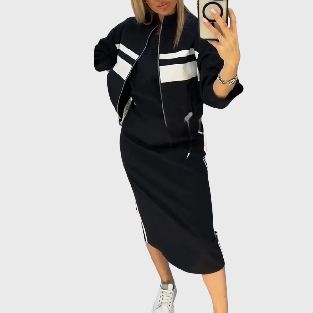 Lorena | Conjunto Elegante Casual de Dos Piezas