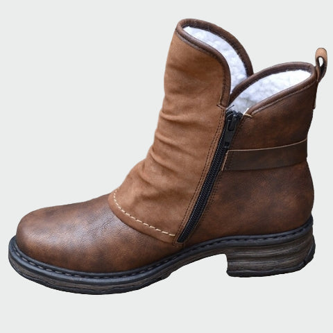Natalia | Botas De Cuero Para El Campo Confort Diario