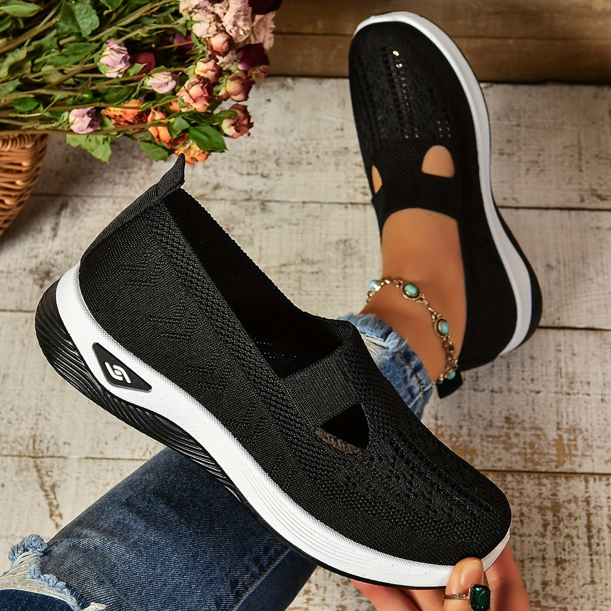 Ottilie Zapatos Slip On Transpirables Damas Ortopédicos