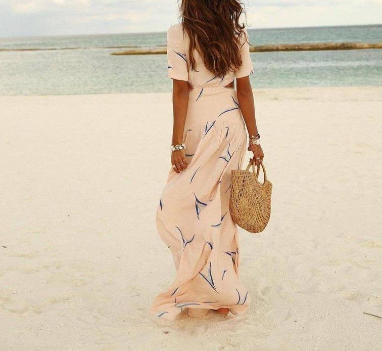 Vestido Maxi Cutout de Moda