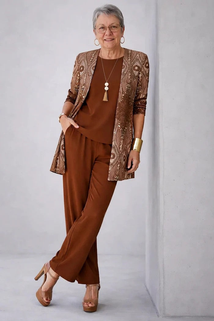 Lyneth™ Elegante de tres piezas