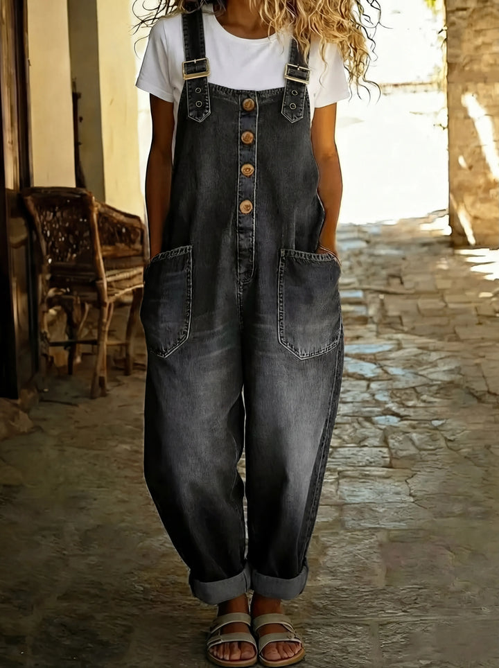 ROCÍO™ - MONO VAQUERO CASUAL CON HEBILLA AJUSTABE
